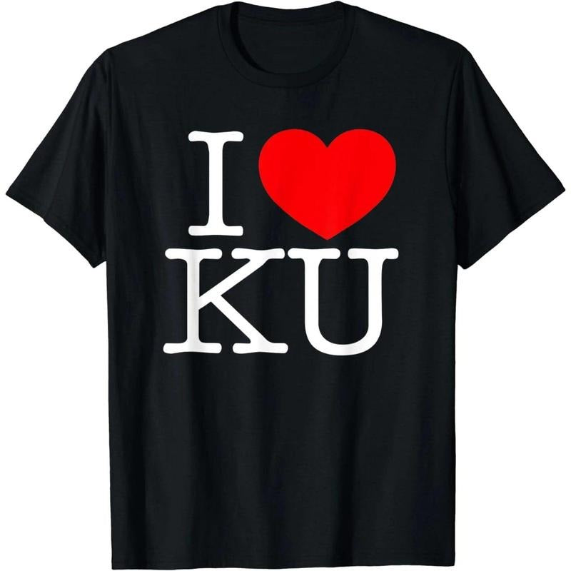 I Love (Heart) KU T-Shirt Hoodie, Sweatshirt | WearSparks.com