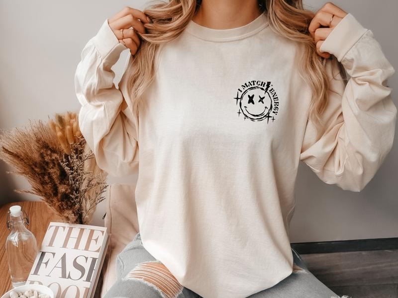 I Match Energy LONG SLEEVE Shirt Hoodie, Sweatshirt | WearSparks.com