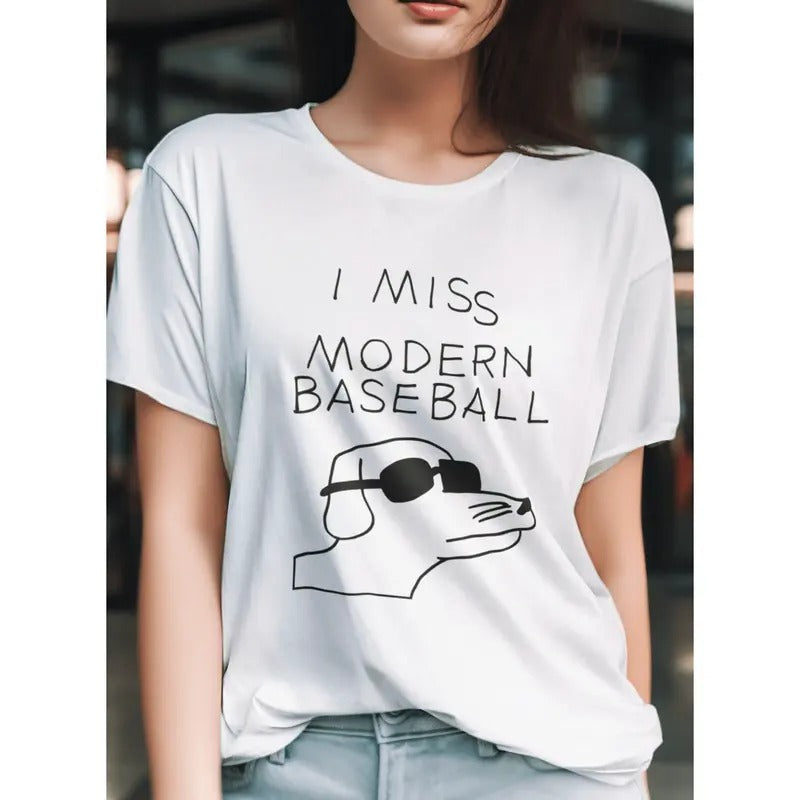 I Miss Modern Baseball T-Shirt graphic shirt, shirt style, funny teeshirt, summer tshirts, cool tshirts, female shirt,...