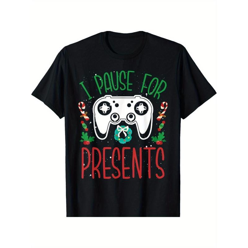 I Pause For Presents Christmas Gaming Video Games Gamer T-Shirt made in usa Hoodie, Sweatshirt | WearSparks.com
