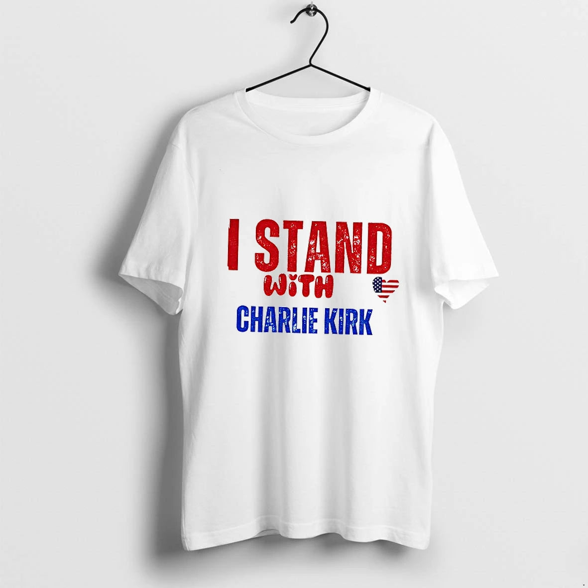 I Stand With Charlie Kirk Vintage College Political Tshirts Sweater