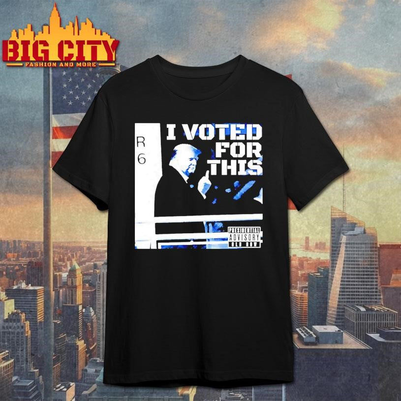 I Voted For This Trump Middle Finger Shirt
