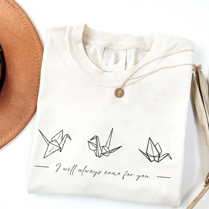 I Will Always Come For You Dramione Shirt, Manacled Book Lover, Draco Fanfic, Manacled, Paper Crane T-shirt, Bookish Gift...