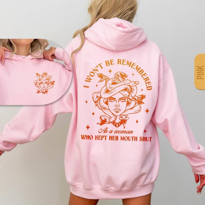 I Won't Be Remеmbered As A Woman Who Kеpt Her Mоuth Shut Two Sided Hoodie, Women Powеr Shirts, Casual Top Womenswear...