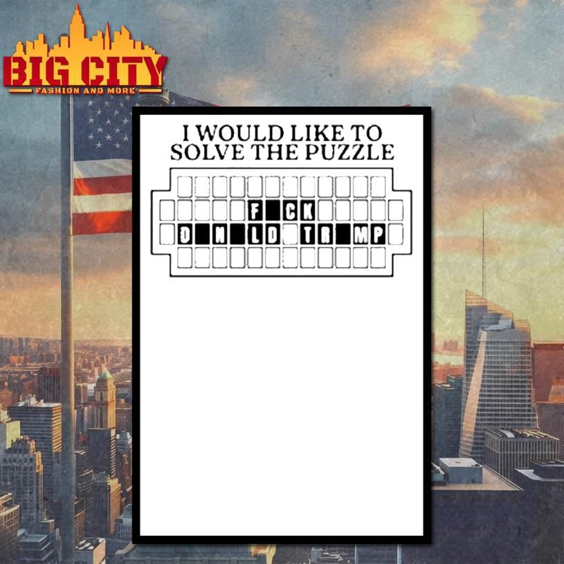 I Would Like To Solve The Puzzle Shirt