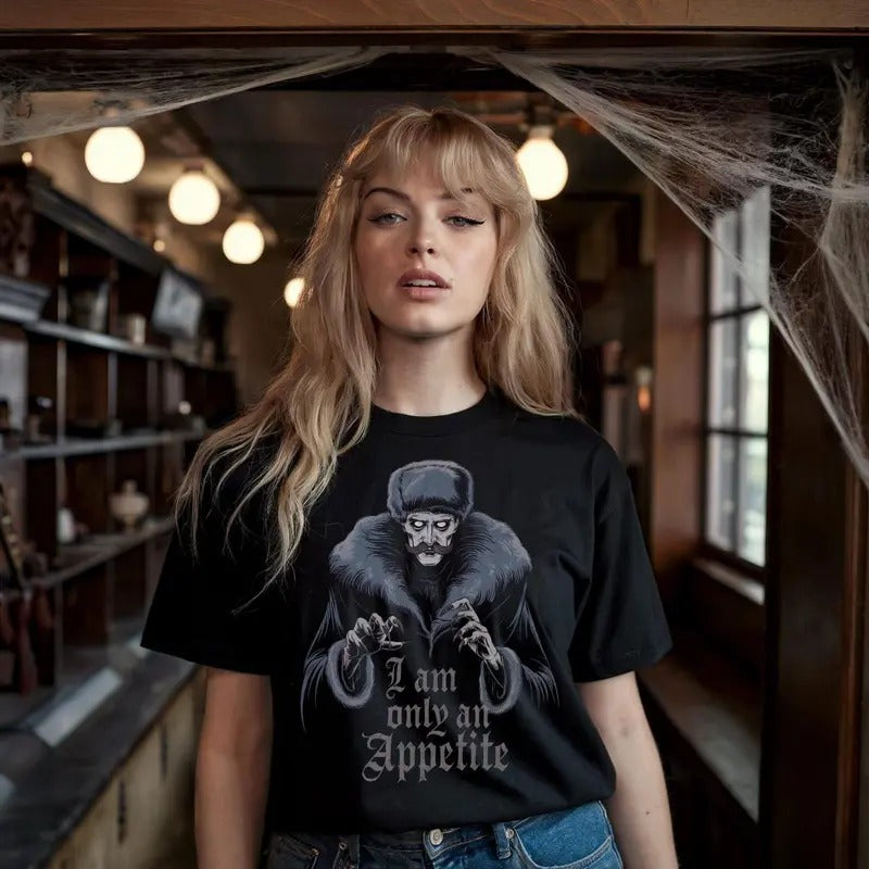 I am only an Appetite - Nosferatu Inspired Horror Movie Unisex Tee