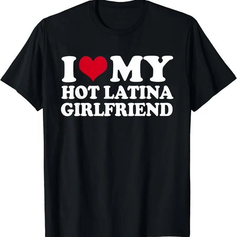 I love (Heart) My Hot Latina Girlfriend T-Shirt Hoodie, Sweatshirt | WearSparks.com