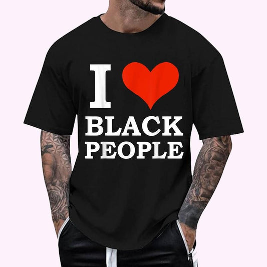 I love black People Black is Beautiful Black Pride Melanin T-Shirt