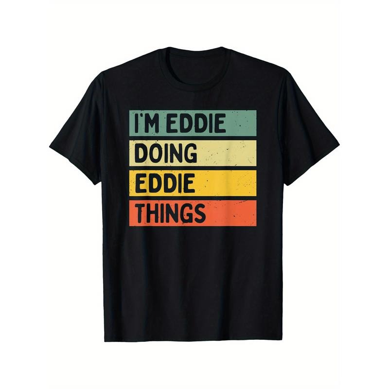 I'm Doing Things Funny Personalized Quote T-Shirt Selected pure cotton interesting design DIY short sleeve t-shirt for...