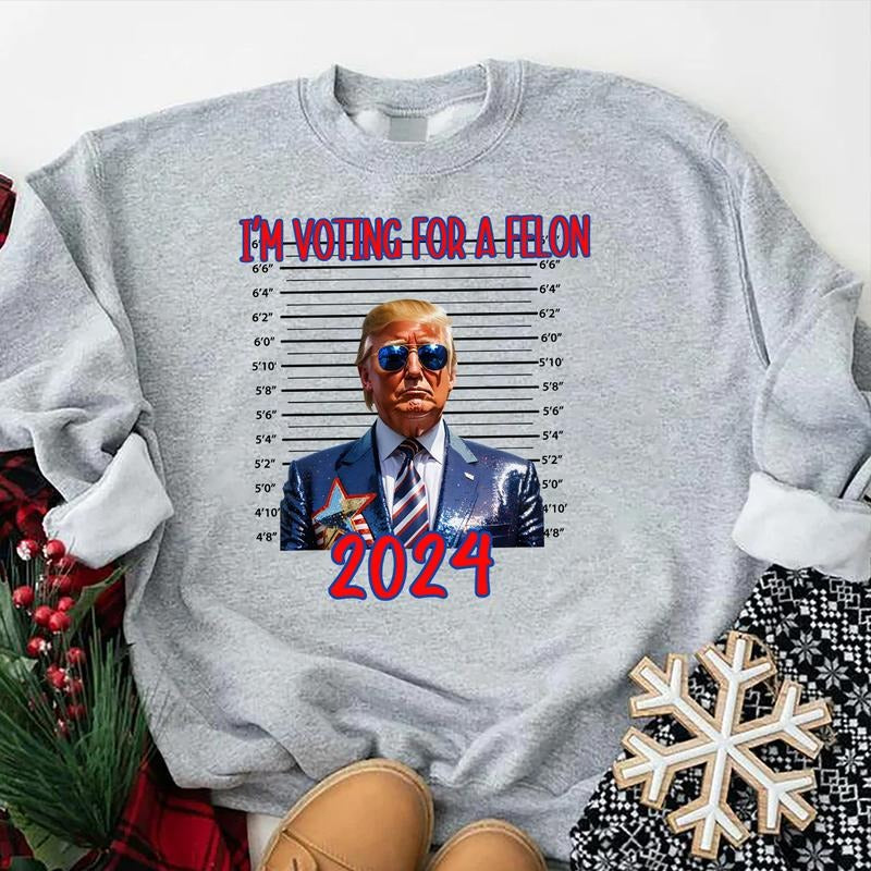 I'm Voting For The Feloon 2024 Shirt,  Trummppp for President 2024 Sweatshirt, Funny Trumppp T-Shirt, Trummppp T Shirt Hoodie