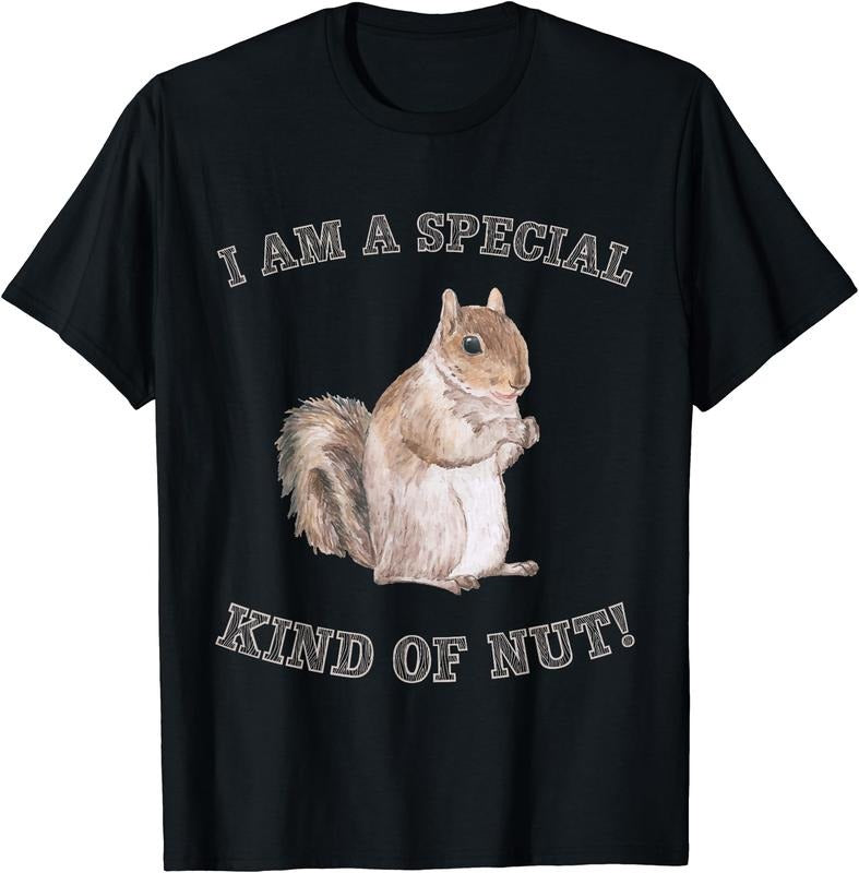 I'm a Special Kind of Nut Forest Animal Funny Squirrel T-Shirt | Unisex Cotton Tee, Short Sleeve, Size S-5XL Hoodie,...