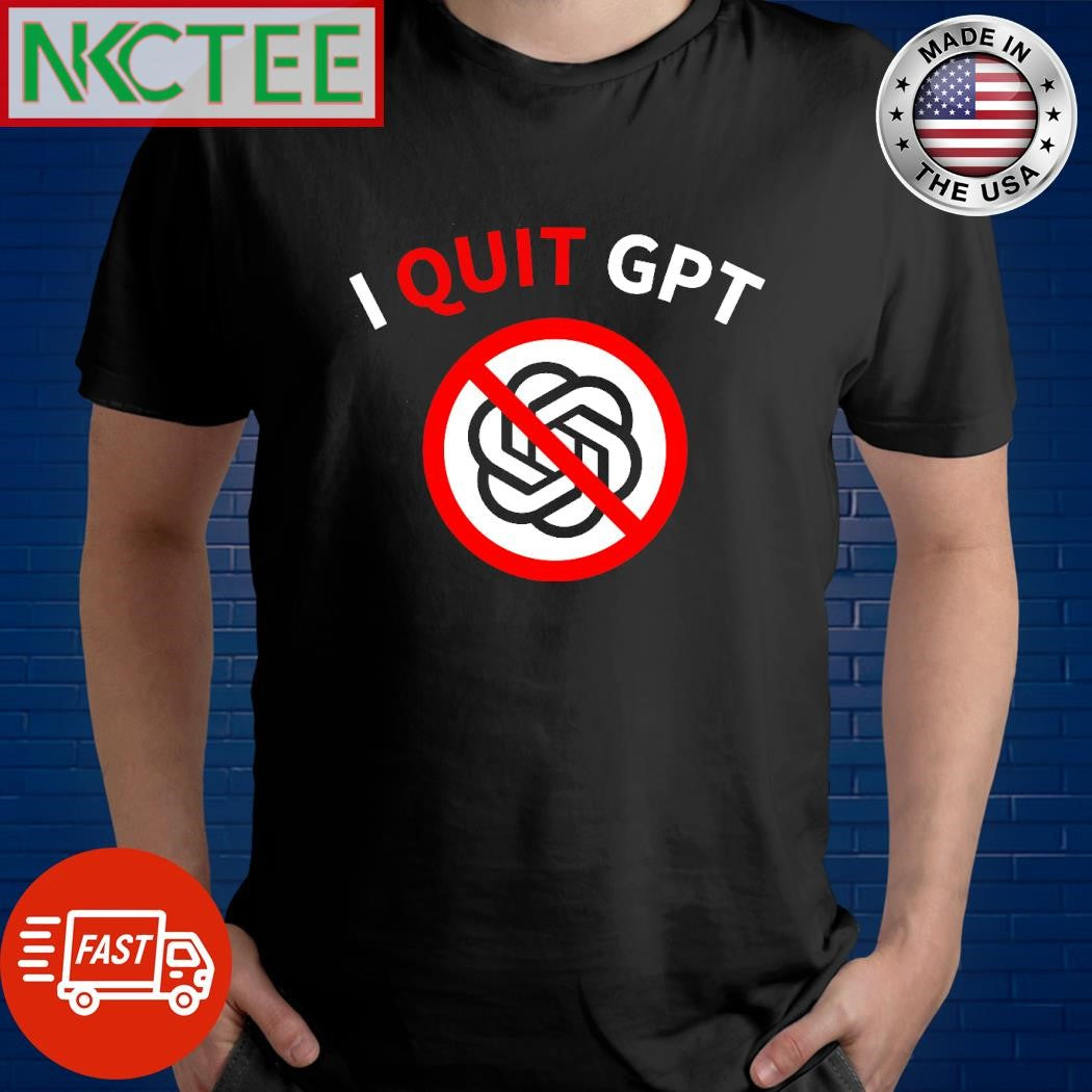 I quit GPT tee