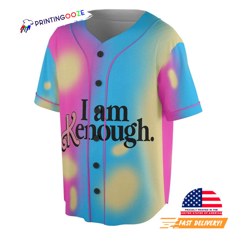 I Am Kenough Barbenheimer Movie Baseball Jersey