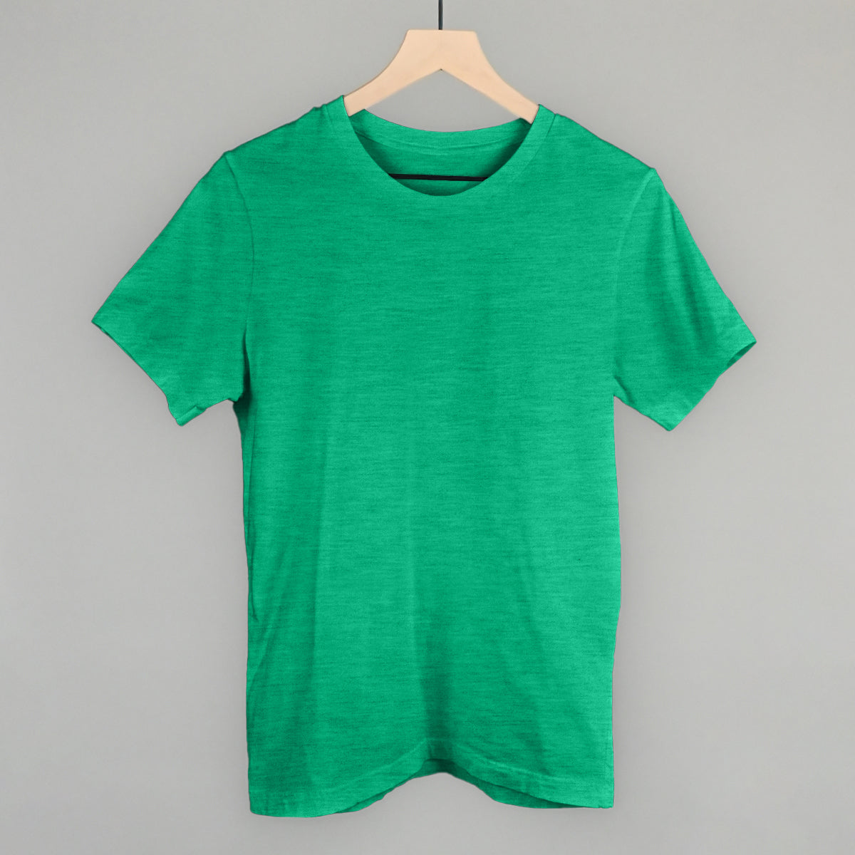 Blank Heather Tee Shirt Hoodie, Sweatshirt | WearSparks.com (Image 3)