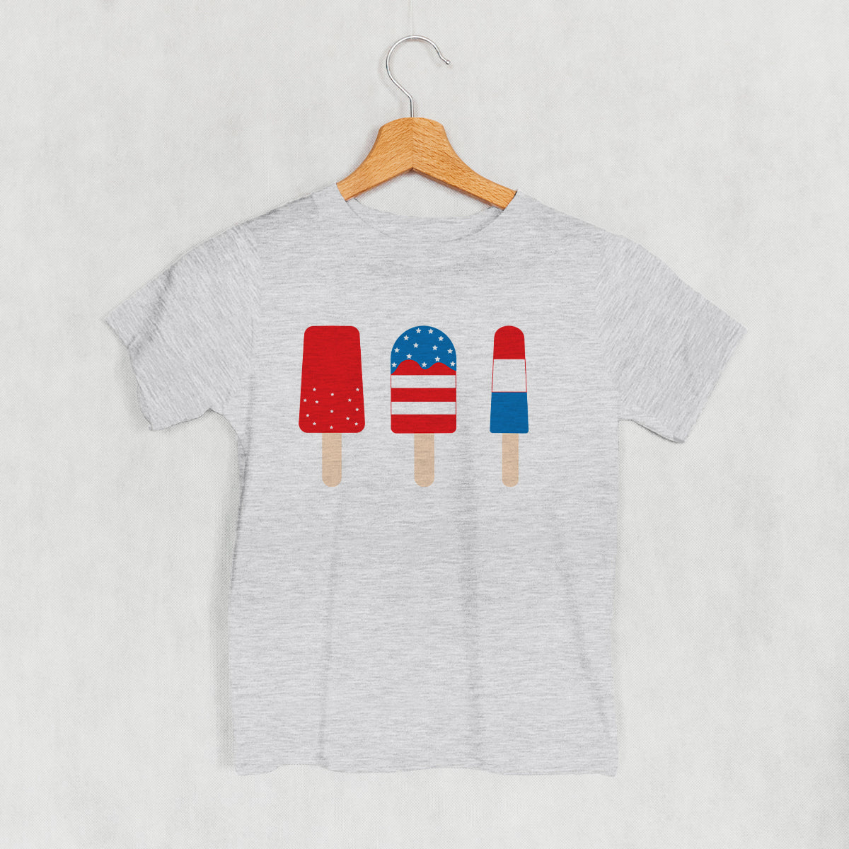 Red White & Blue Popsicles (Kids) T-Shirts, Hoodie, Sweatshirt | WearSparks.com (Image 1)
