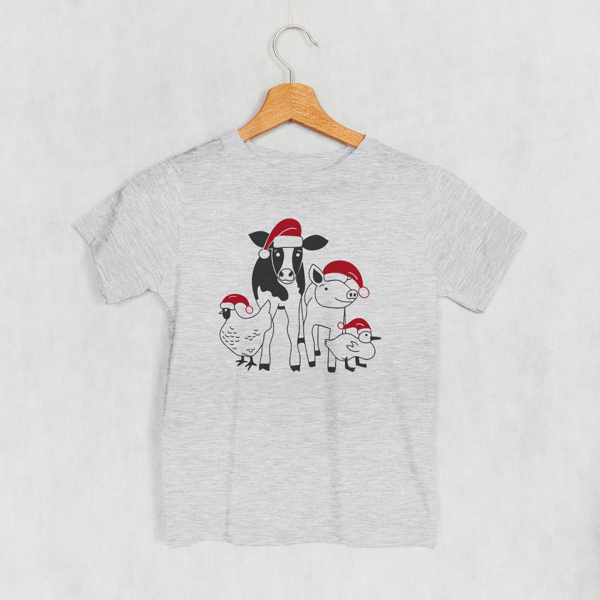 Holiday Farm Animals (Kids) T-Shirts, Hoodie, Sweatshirt | WearSparks.com (Image 2)