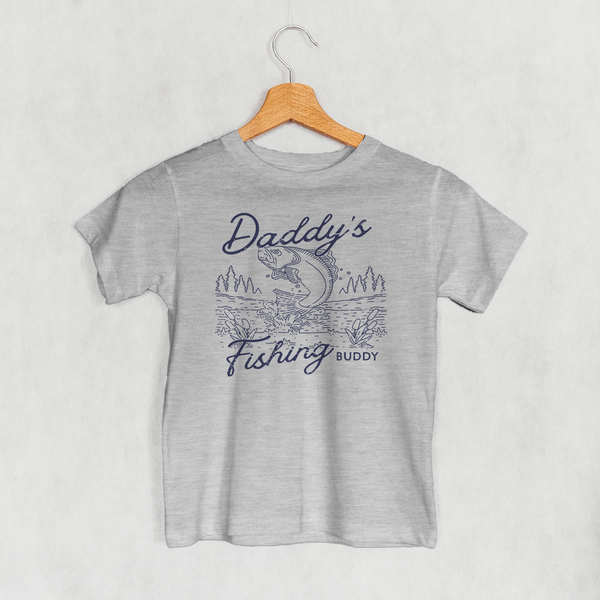 Daddy's Fishing Buddy (Kids) T-Shirts, Hoodie, Sweatshirt | WearSparks.com (Image 2)