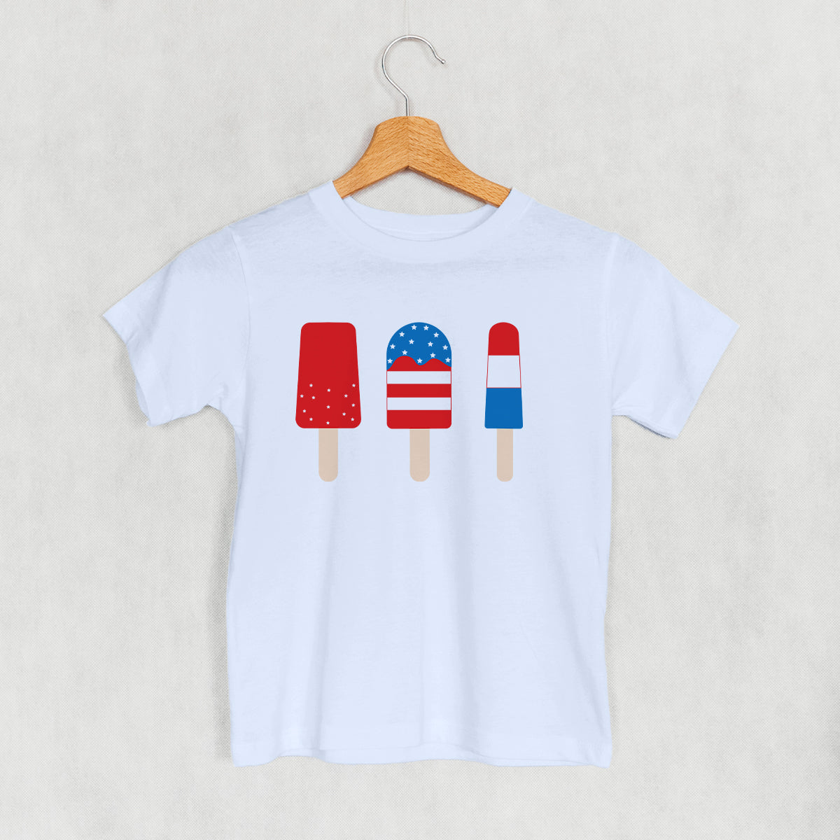Red White & Blue Popsicles (Kids) T-Shirts, Hoodie, Sweatshirt | WearSparks.com (Image 2)