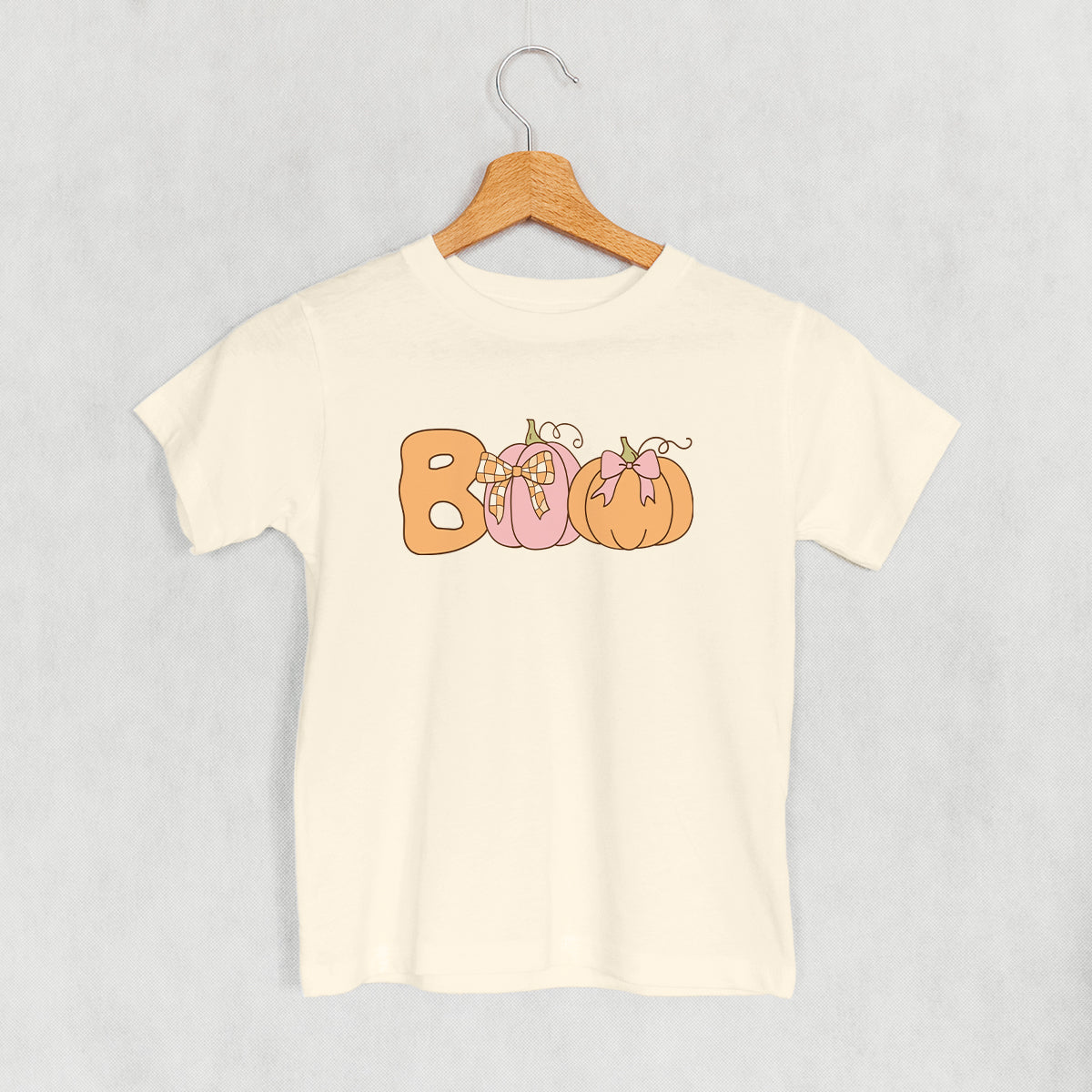 Boo (Pumpkins + Bows) (Kids) T-Shirts, Hoodie, Sweatshirt | WearSparks.com (Image 2)