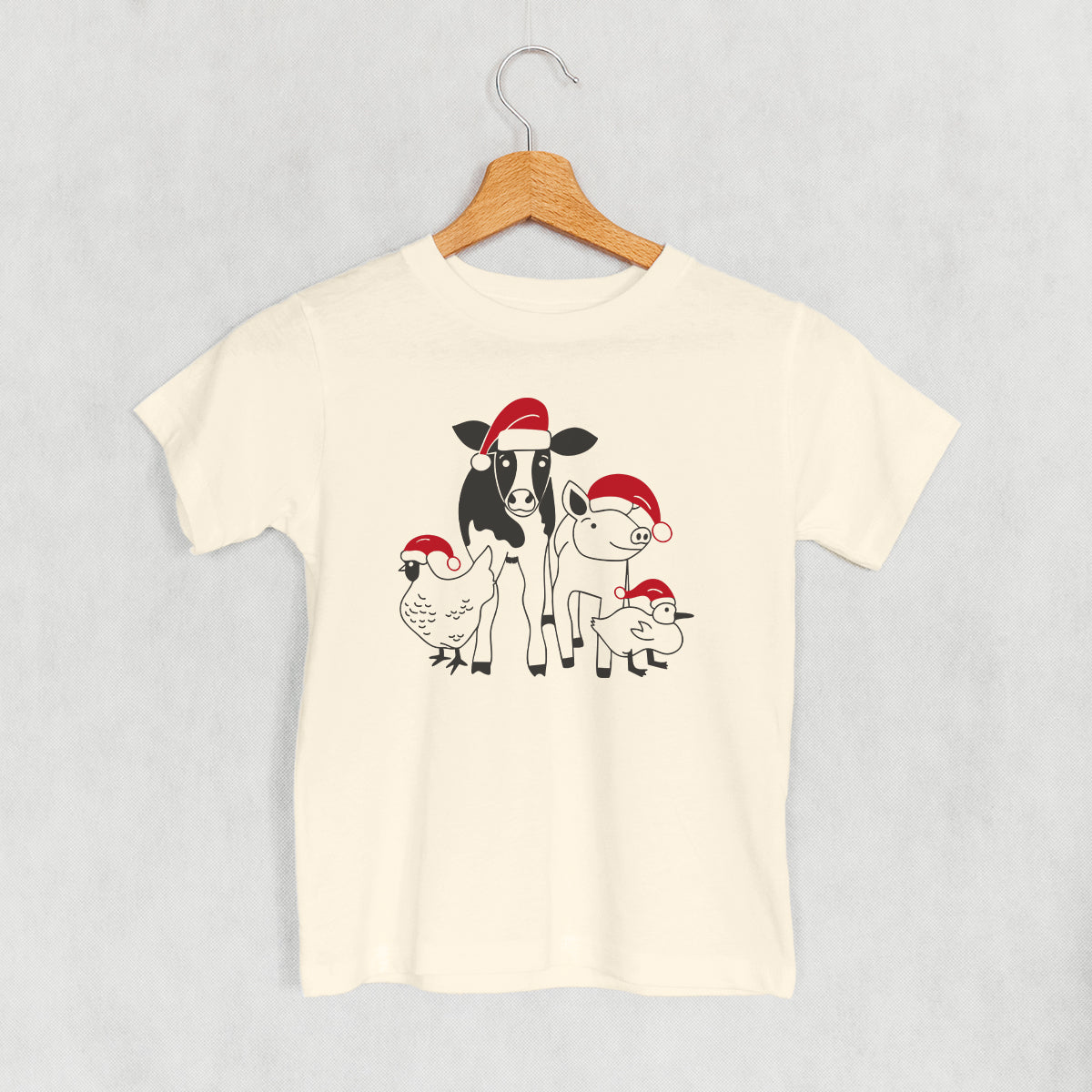 Holiday Farm Animals (Kids) T-Shirts, Hoodie, Sweatshirt | WearSparks.com (Image 3)