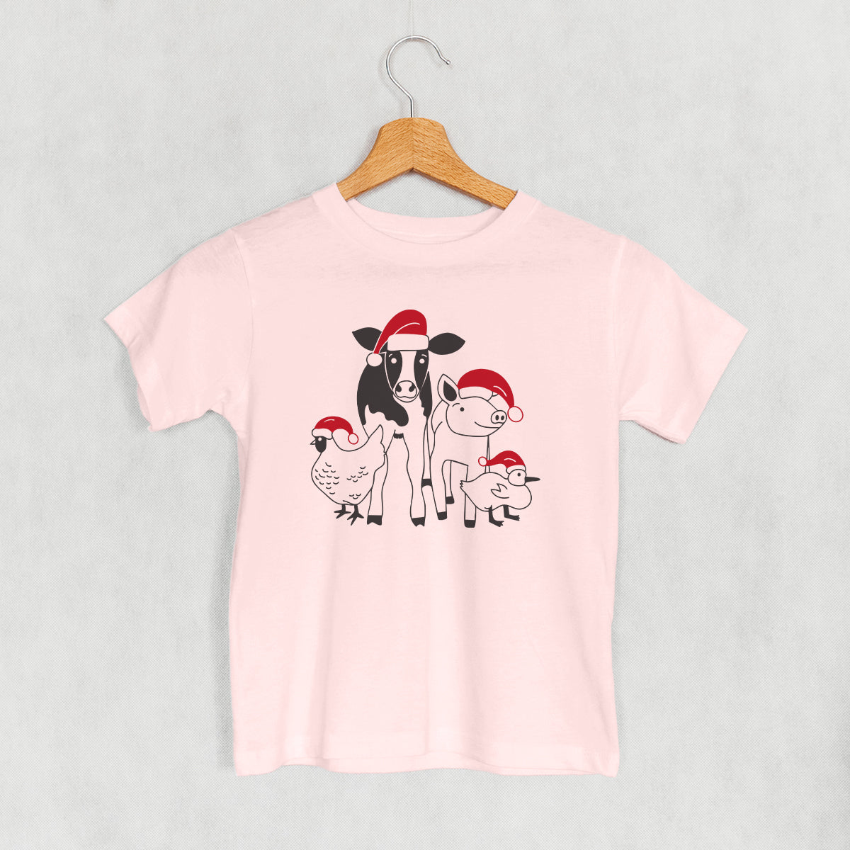 Holiday Farm Animals (Kids) T-Shirts, Hoodie, Sweatshirt | WearSparks.com (Image 4)