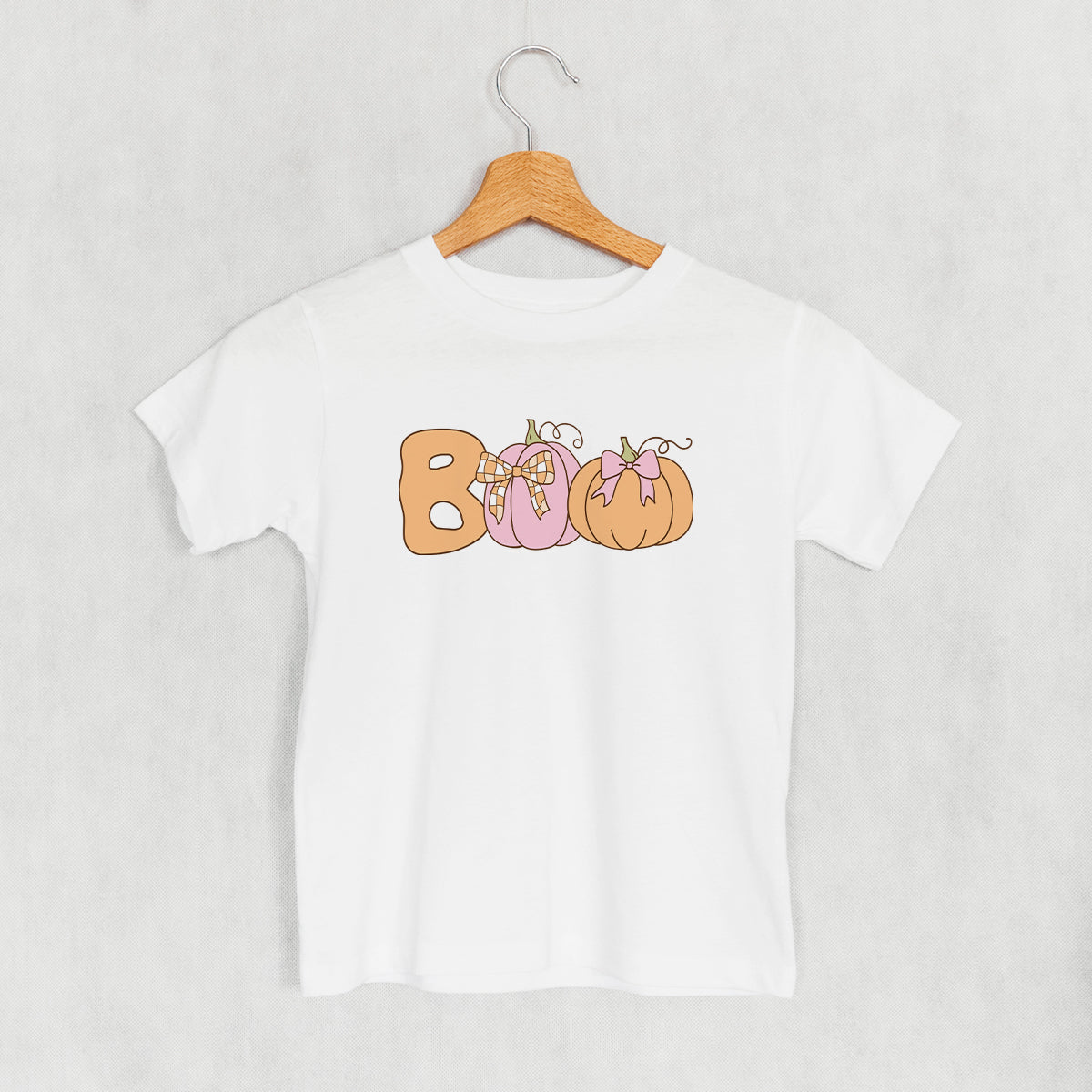 Boo (Pumpkins + Bows) (Kids) T-Shirts, Hoodie, Sweatshirt | WearSparks.com (Image 4)