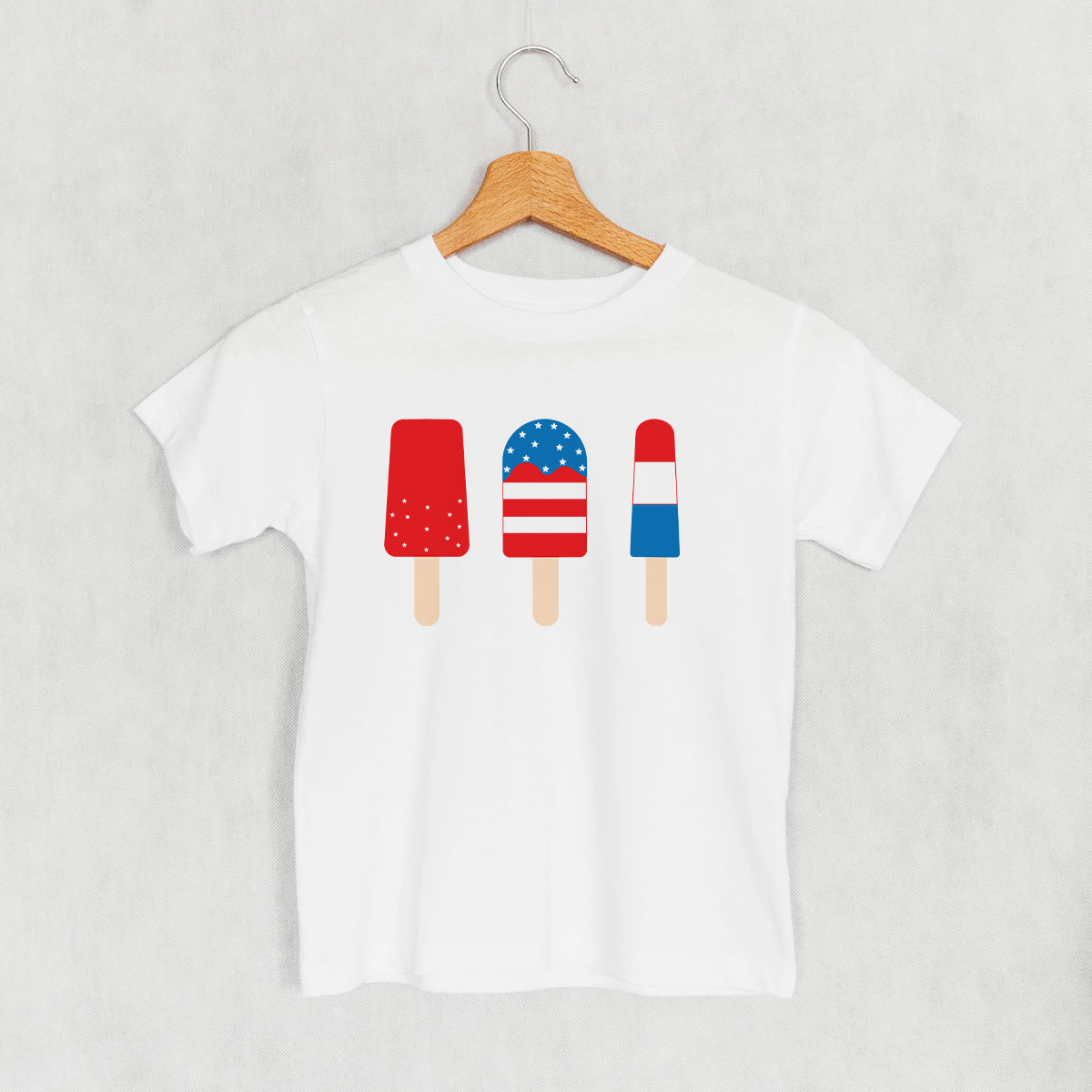 Red White & Blue Popsicles (Kids) T-Shirts, Hoodie, Sweatshirt | WearSparks.com (Image 5)