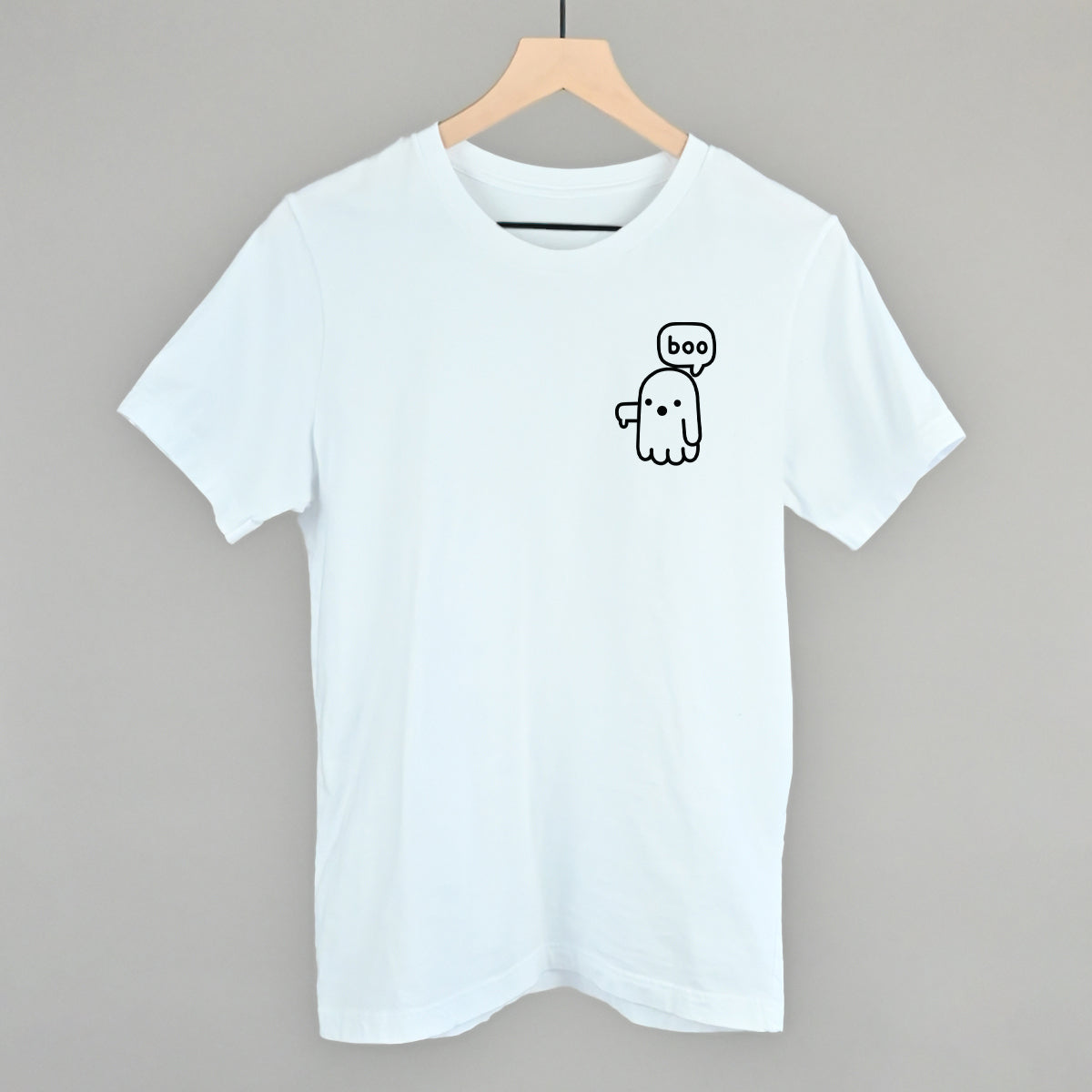 Boo Ghost (Left Chest) T-Shirts, Hoodie, Sweatshirt | WearSparks.com (Image 5)