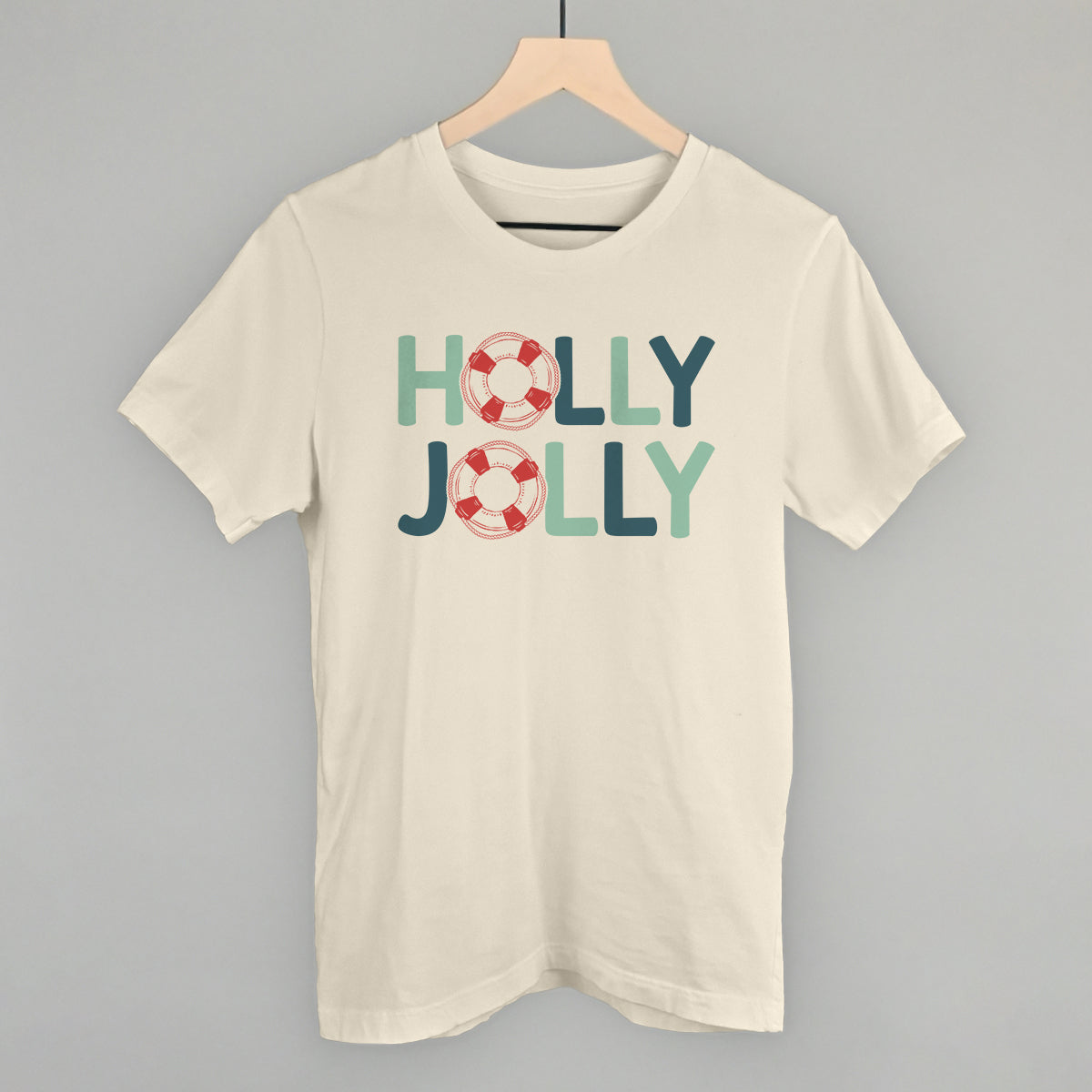 Holly Jolly (Life Saver Buoy) T-Shirts, Hoodie, Sweatshirt | WearSparks.com (Image 2)