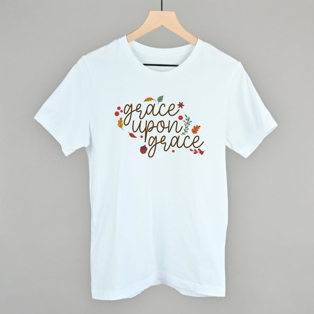 Grace Upon Grace Leaves T-Shirts, Hoodie, Sweatshirt | WearSparks.com (Image 3)