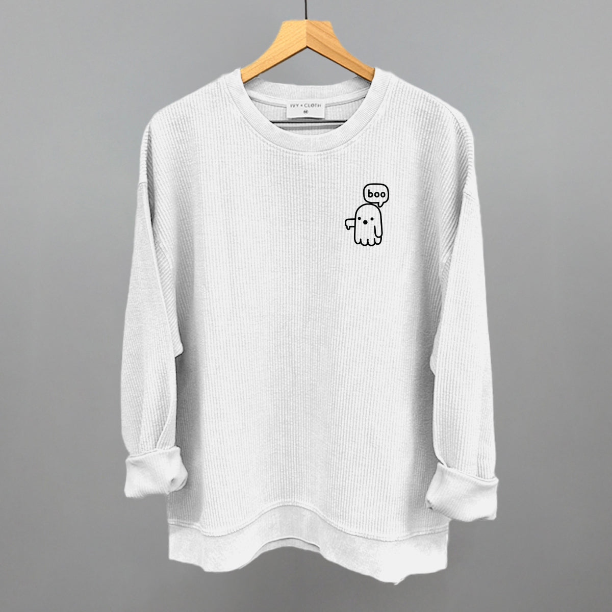 Boo Ghost (Left Chest) T-Shirts, Hoodie, Sweatshirt | WearSparks.com (Image 2)