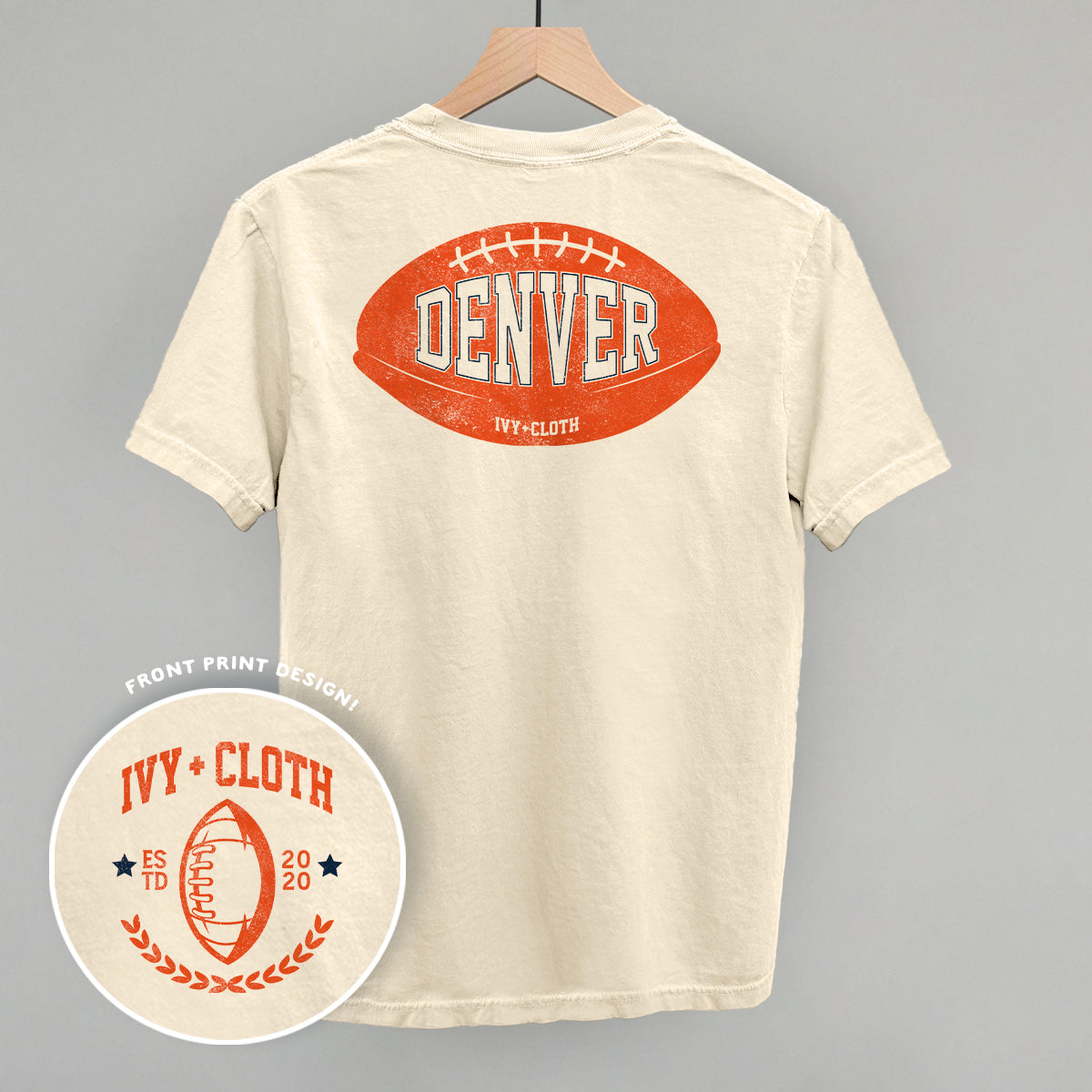 Denver Football (Back Print) T-Shirts, Hoodie, Sweatshirt | WearSparks.com (Image 2)