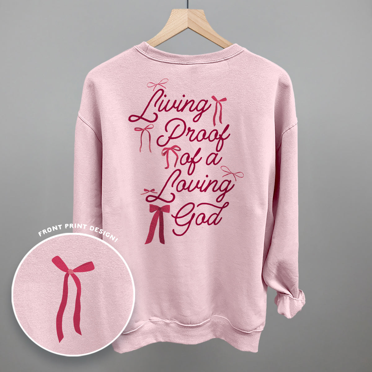 Living Proof Of A Loving God Back Print T-Shirts, Hoodie, Sweatshirt | WearSparks.com (Image 4)