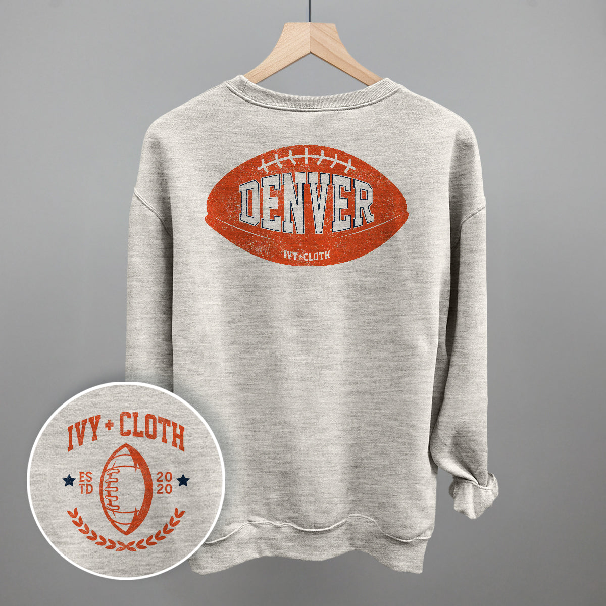 Denver Football (Back Print) T-Shirts, Hoodie, Sweatshirt | WearSparks.com (Image 4)