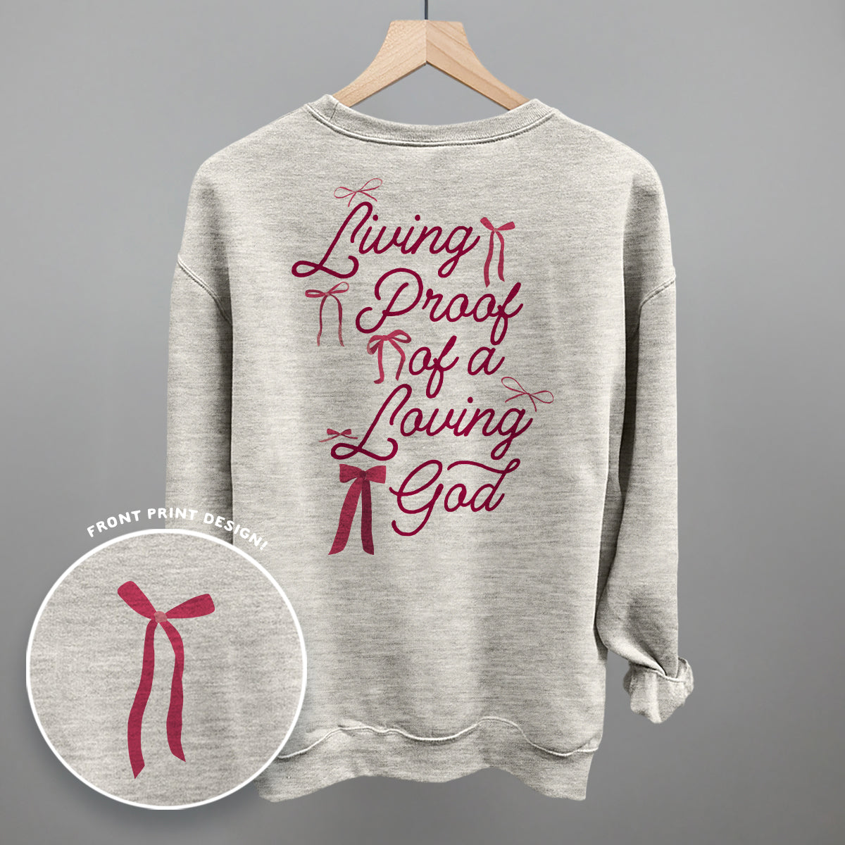 Living Proof Of A Loving God Back Print T-Shirts, Hoodie, Sweatshirt | WearSparks.com (Image 5)