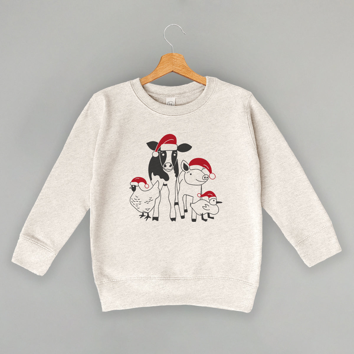 Holiday Farm Animals (Kids) T-Shirts, Hoodie, Sweatshirt | WearSparks.com (Image 5)