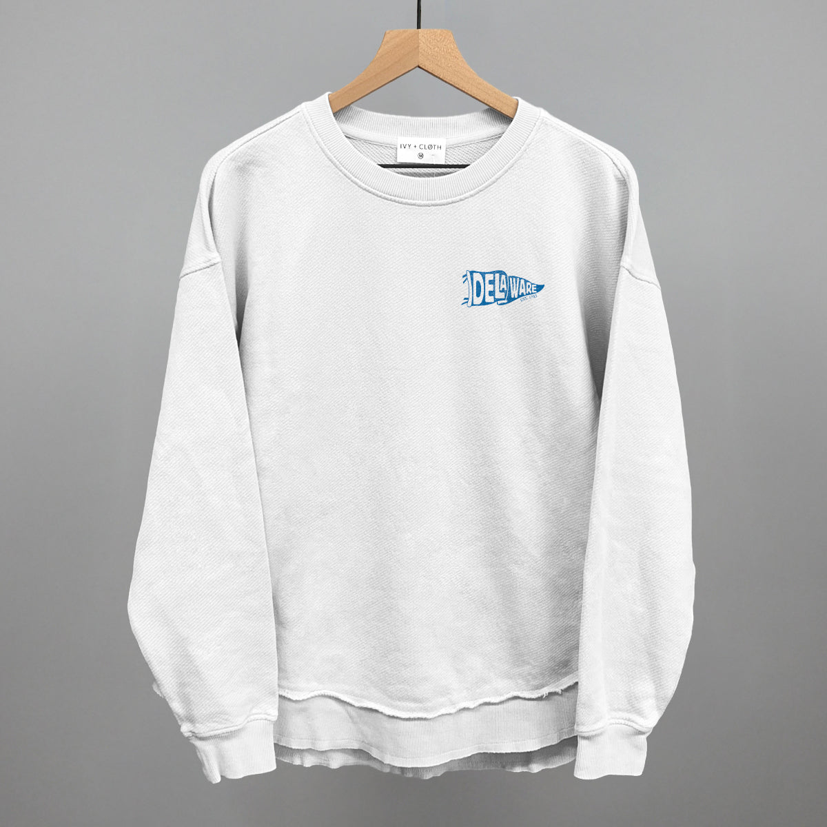 Delaware Pennant Flag (Left Chest) T-Shirts, Hoodie, Sweatshirt | WearSparks.com (Image 5)