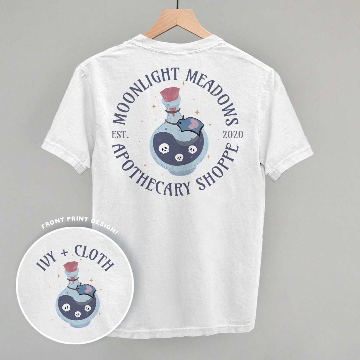 Moonlight Meadows Apothecary Shoppe (Back Print) T-Shirts, Hoodie, Sweatshirt | WearSparks.com (Image 4)