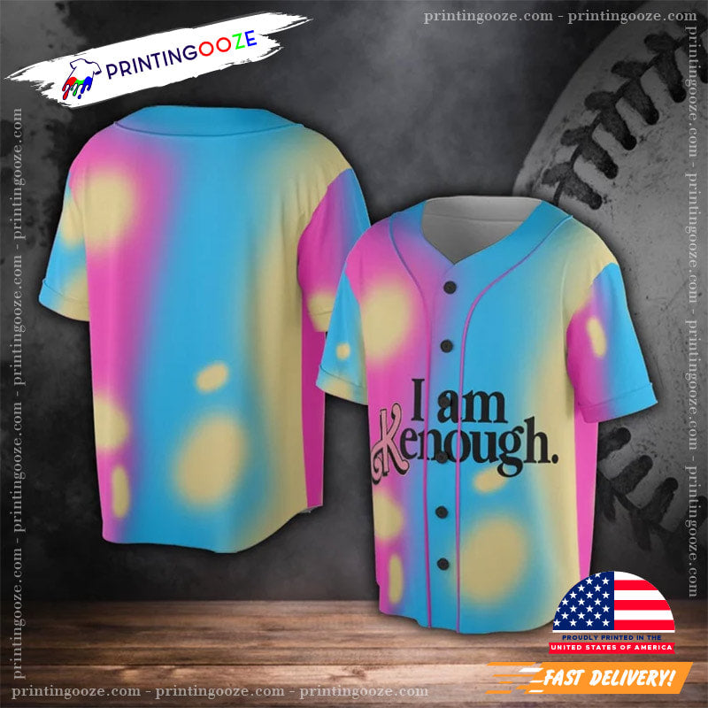 I Am Kenough Barbenheimer Movie Baseball Jersey
