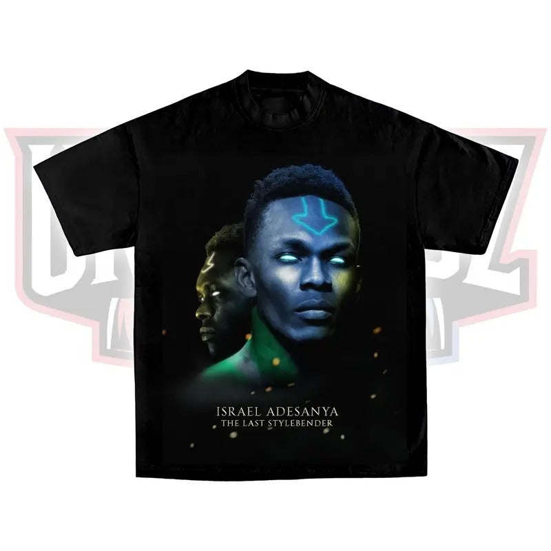 ISRAEL ADESANYA THE LAST STYLEBENDER TEE, Boxing T-shirt, Boxer Tee, Sports Shirt, UFC Shirt, MMA Shirt, Gift for Him...