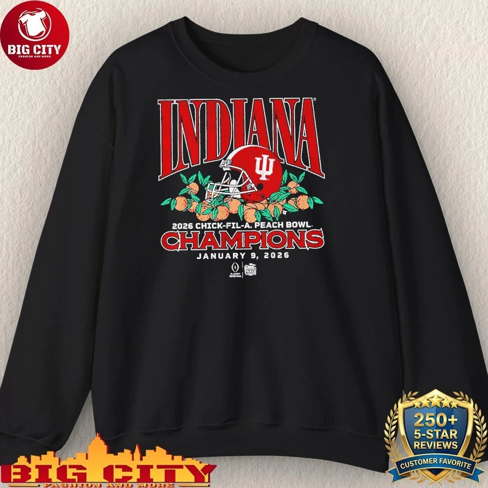 IU Peach Bowl 2026 Champions shirt