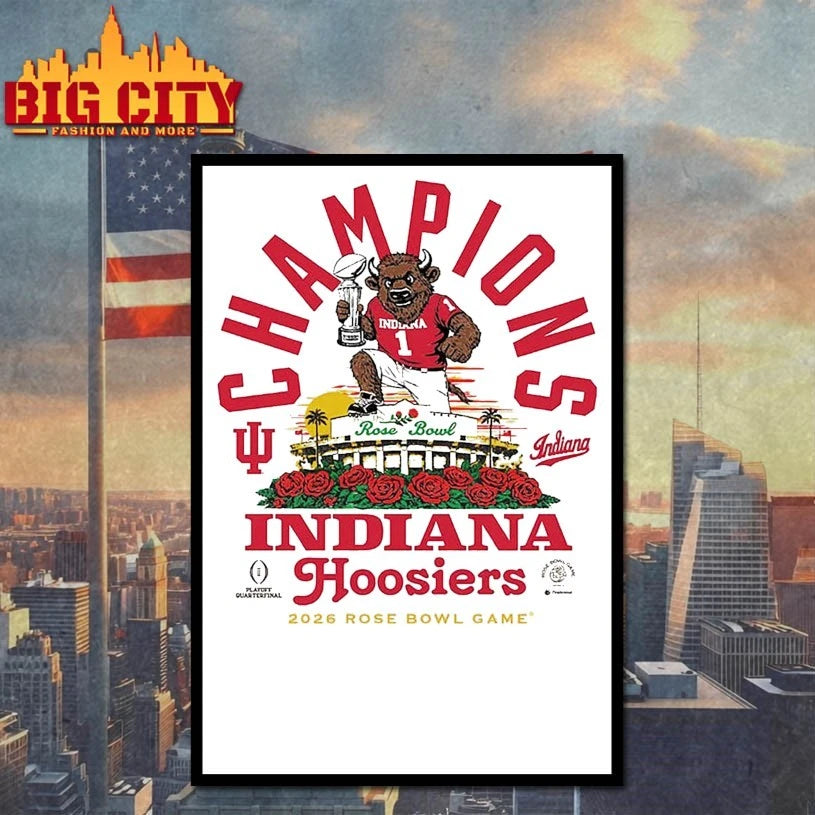 IU Rose Bowl Champions 2026 Shirt