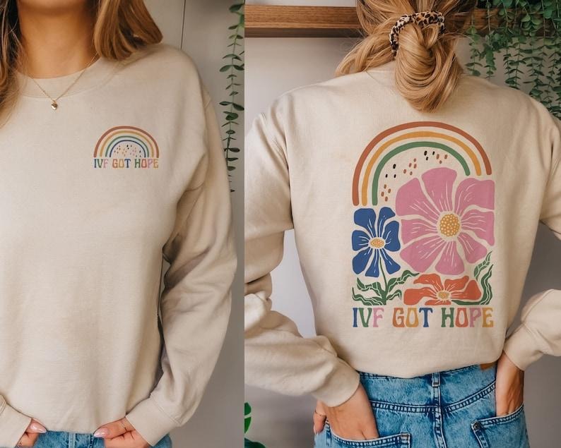 IVF Got Hope Sweatshirt IVf Transfer Sweater for couple Infertility Egg Retrieval Crewneck IVF Transfer Day Hoodie and...