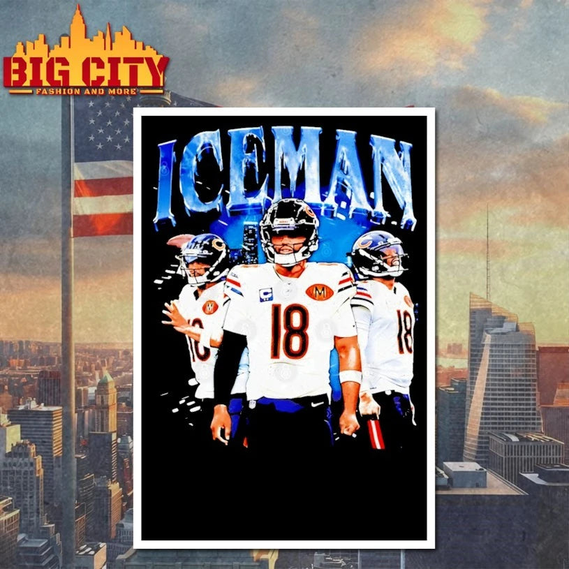 Iceman Caleb Williams graphic shirt
