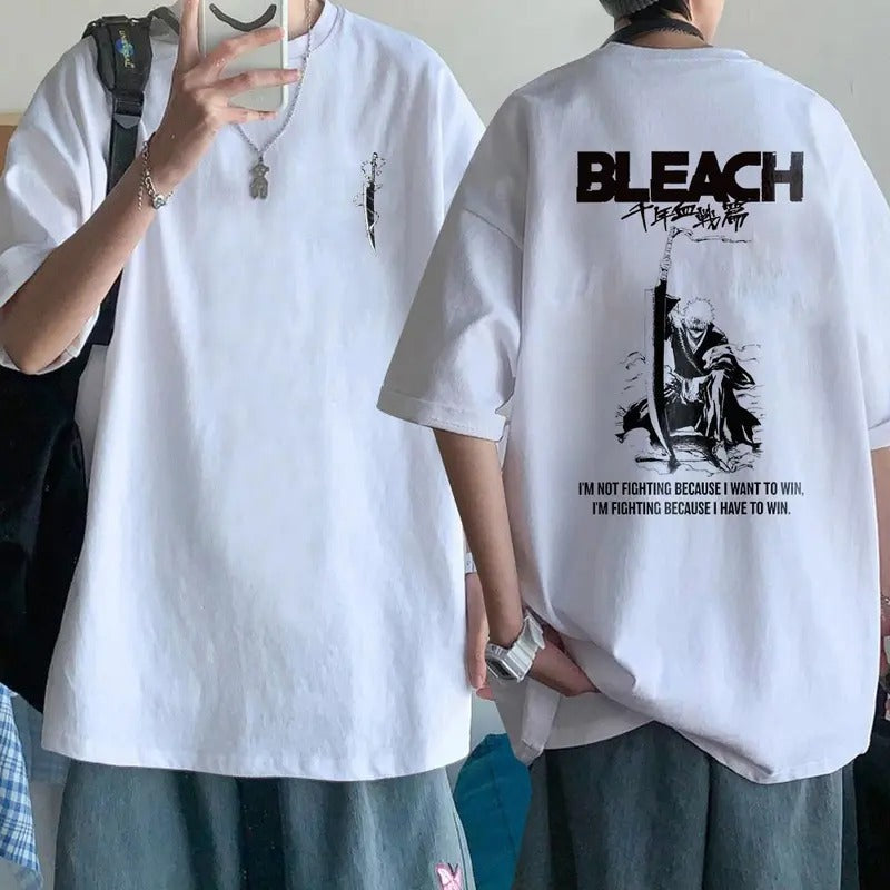 Ichigo Bleach Anime T-Shirt - Stylish & Comfortable Tee for Fans Hoodie, Sweatshirt | WearSparks.com