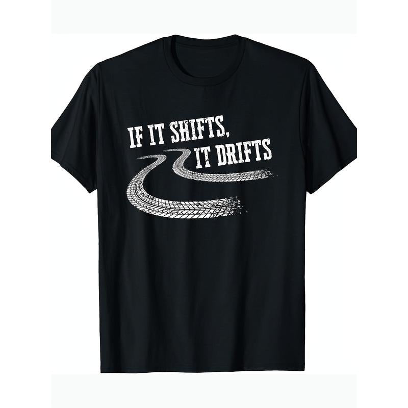 If It Shifts It Drifts Funny Racing Car Mechanic Gift T-Shirt220g made in usa T-Shirts, Hoodie, Sweatshirt | WearSparks.com
