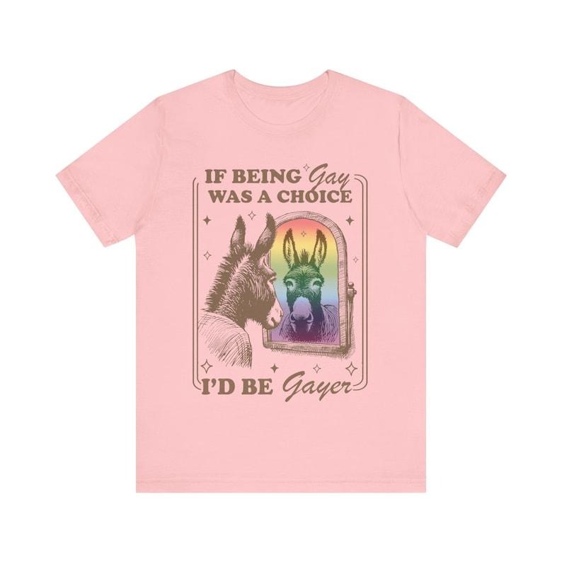 If being gay was a choice id be gayer | pride merch | funny gay shirt | funny lesbian shirt | bi pride shirt | subtle...