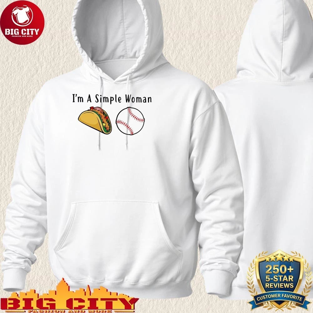 I’m A Simple Woman Tacos Baseball Shirt