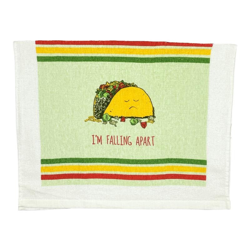Im Falling Apart Funny Sad Mexican Taco Tea Towel Funny Dish Towels Soft Adsorbent Tea Towel T-Shirts, Hoodie, Sweatshirt