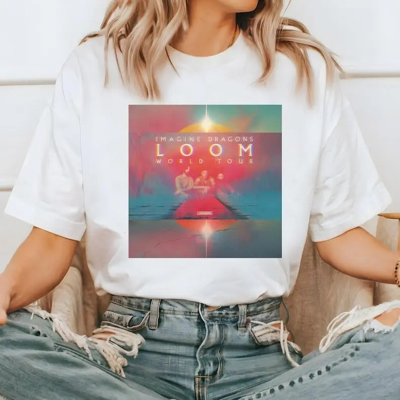 Imagine Dragons Loom Tour 2024 T-Shirt, Imagine Dragons 2024 Concert Shirt, Imagine Dragons Band Fan Gift, Unisex Shirt...